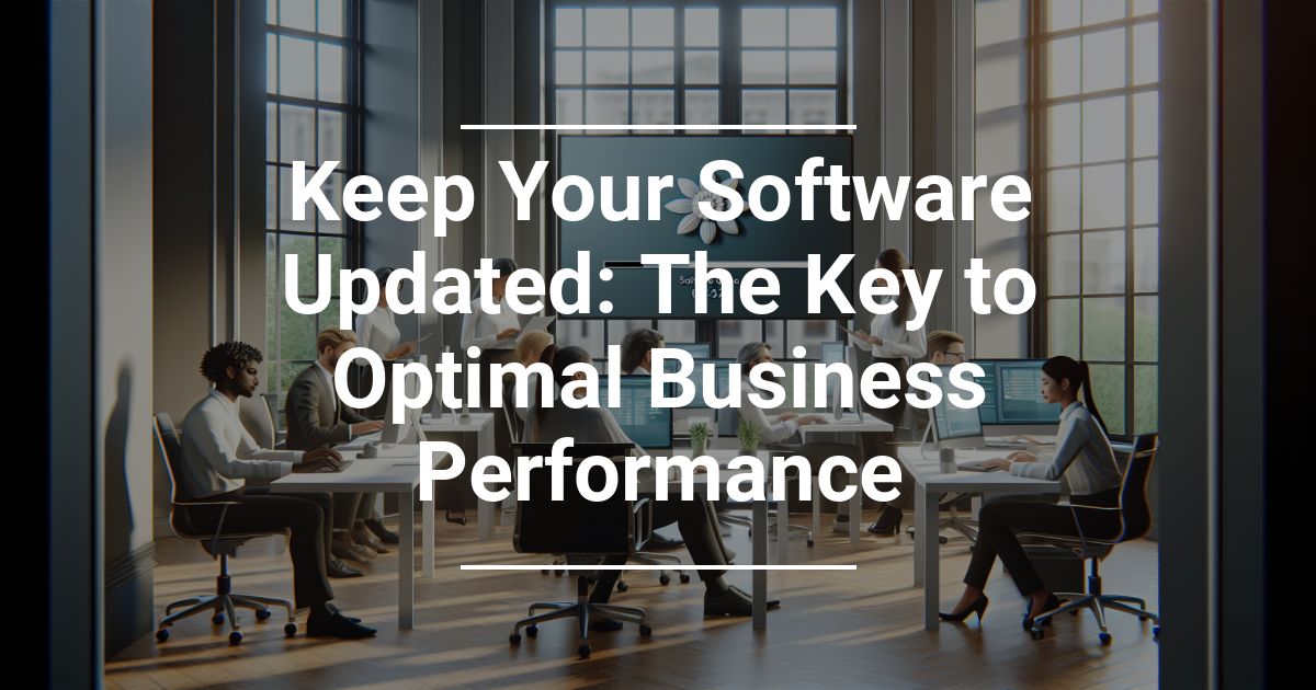 Keep Your Software Updated: The Key to Optimal Business Performance