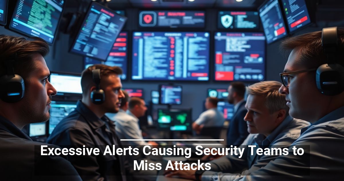 Excessive Alerts Causing Security Teams to Miss Attacks
