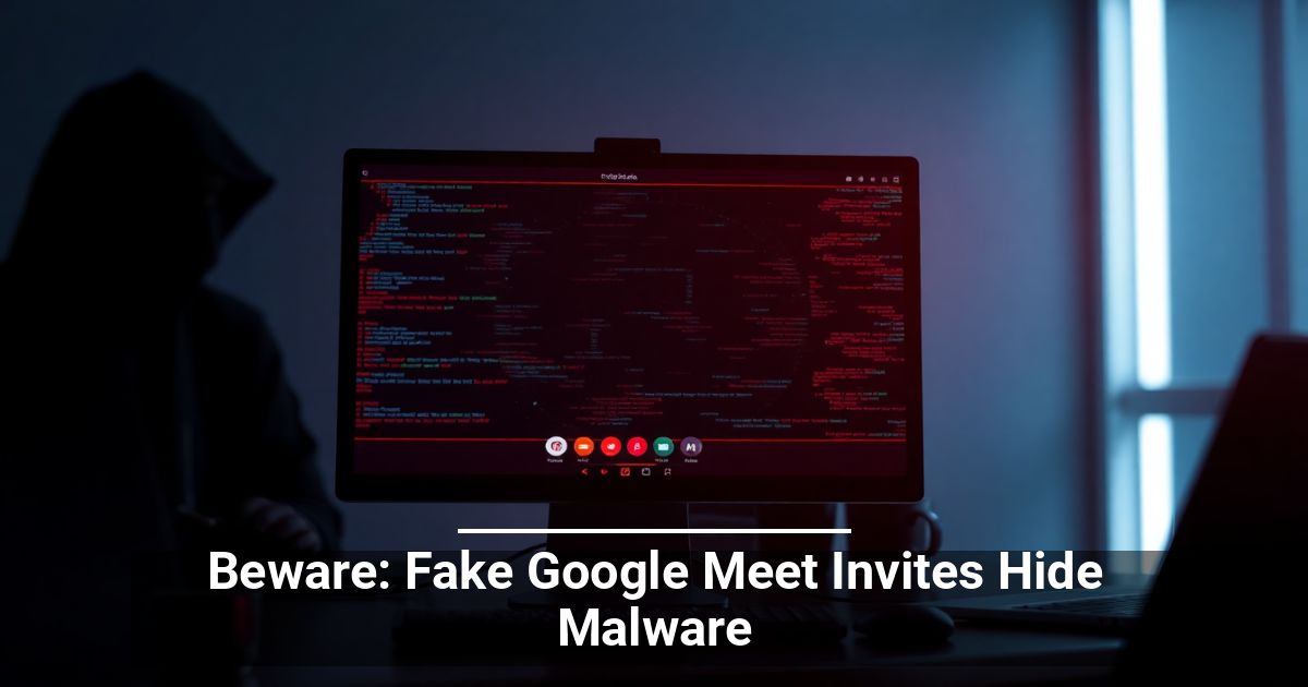 Beware: Fake Google Meet Invites Hide Malware