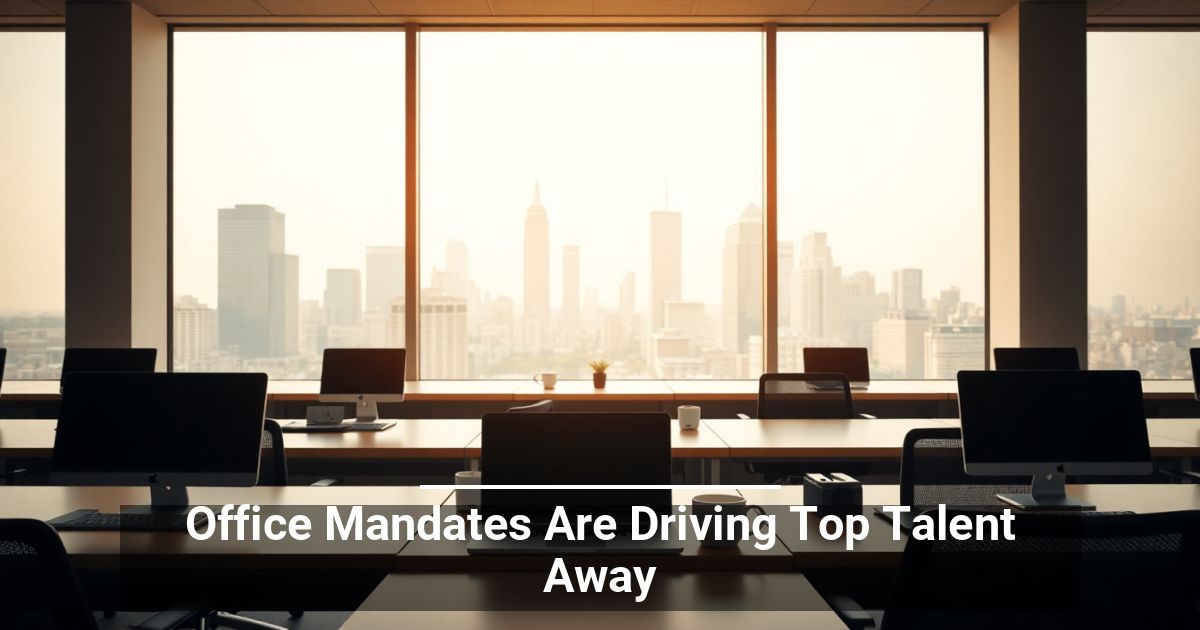 Office Mandates Are Driving Top Talent Away