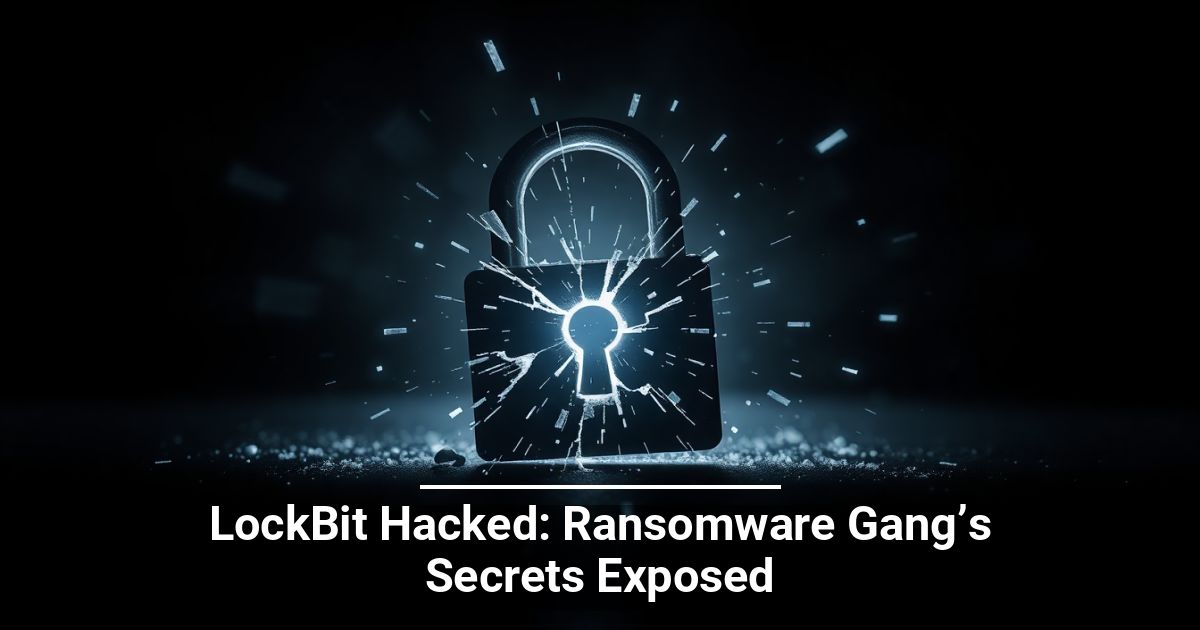 LockBit Hacked: Ransomware Gang’s Secrets Exposed