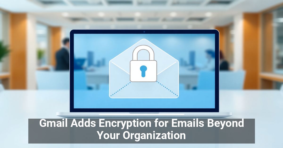 Gmail Adds Encryption for Emails Beyond Your Organization